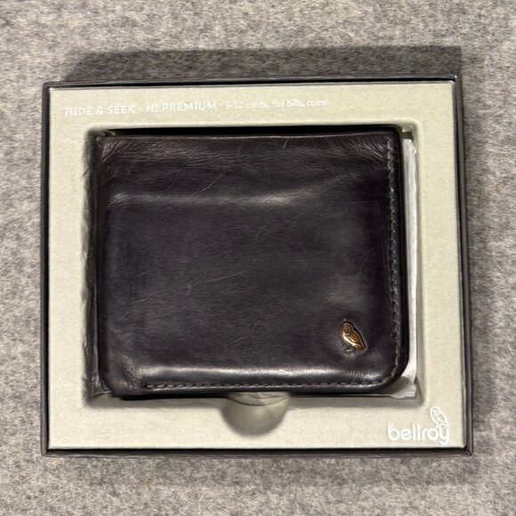 Bellroy Hide and Seek Wallet (High) in Grey and Blue - Picture 5 of 6